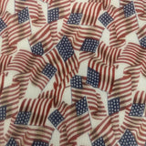Power Mesh US Flag Patriotic Fabric 60" Red White Blue