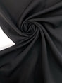 Virgin Wool Crepe Black