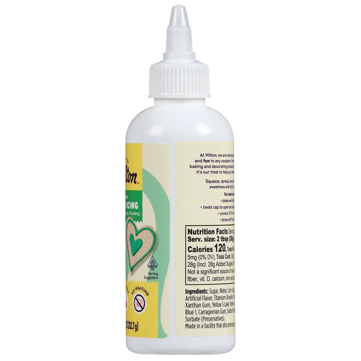 Wilton Green Cookie Icing – Ready-to-Use Vanilla – 7.5 oz.