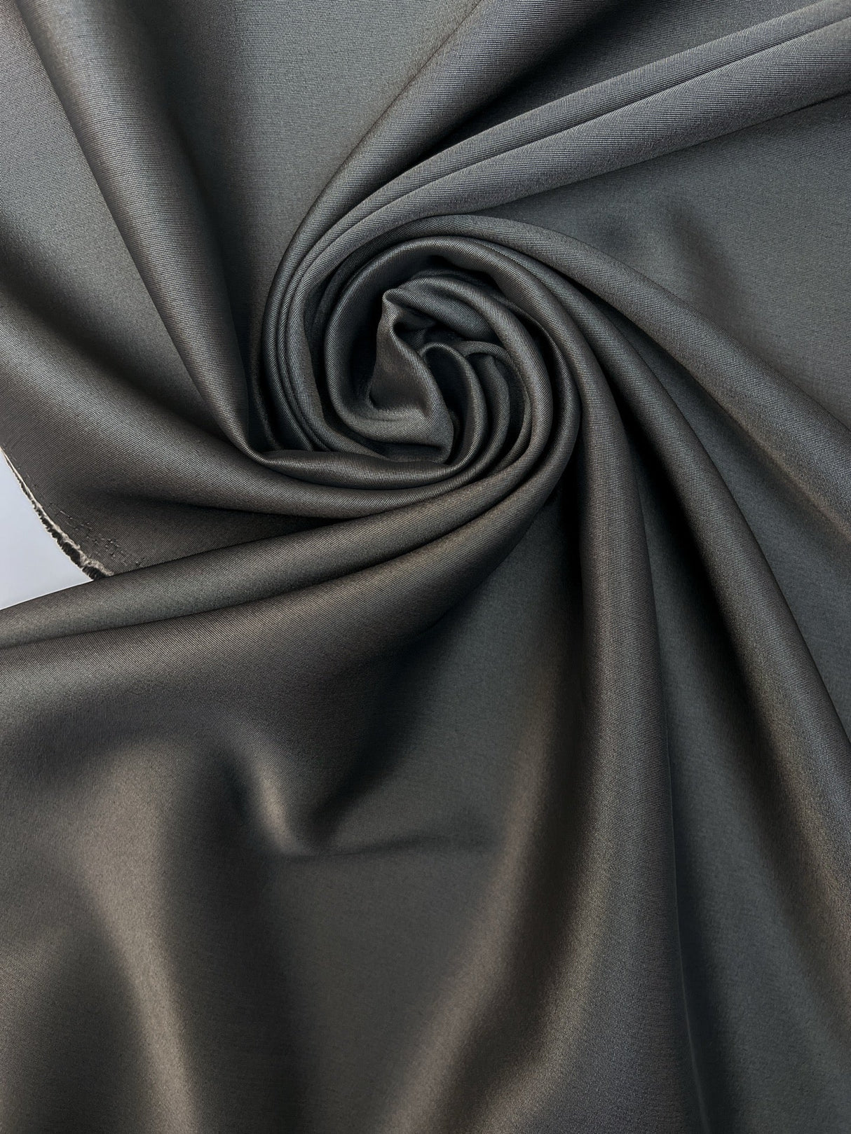 Wool Blend Fabric Silver Gray