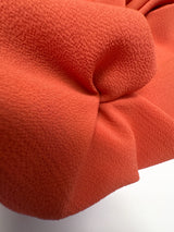 Orange Polyester Crepe