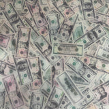 Money Print Spandex Fabric 4-Way Stretch Multicolor 60"