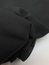 Black Crepe Blend Suit Fabric