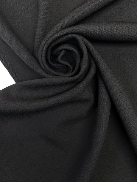 Wool Polyamide Woven Black
