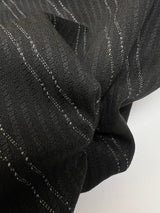 Wool Jacquard Striped Fabric