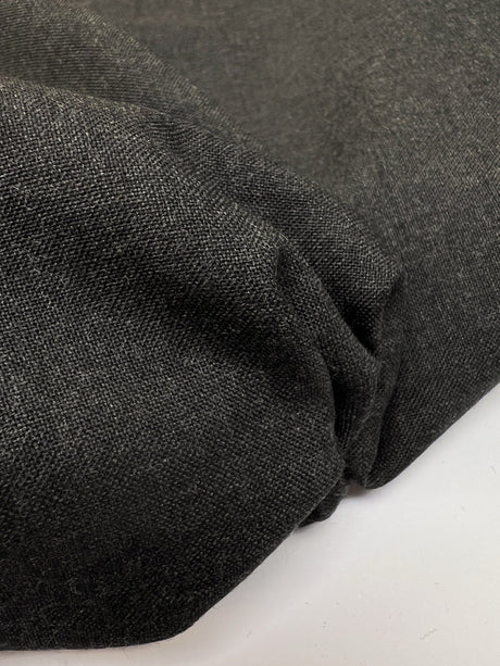 Wool Fabric Melange Gray
