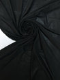 Black Polyamide Elastane Knit Fabric