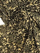 Jacquard Knitted Floral Fabric