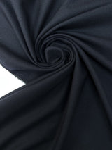 Wool Stretch Twill Blue Black