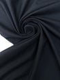 Wool Stretch Twill Blue Black