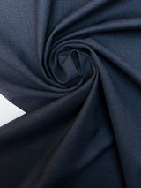 Italian Wool Fused Fabric Blue Black