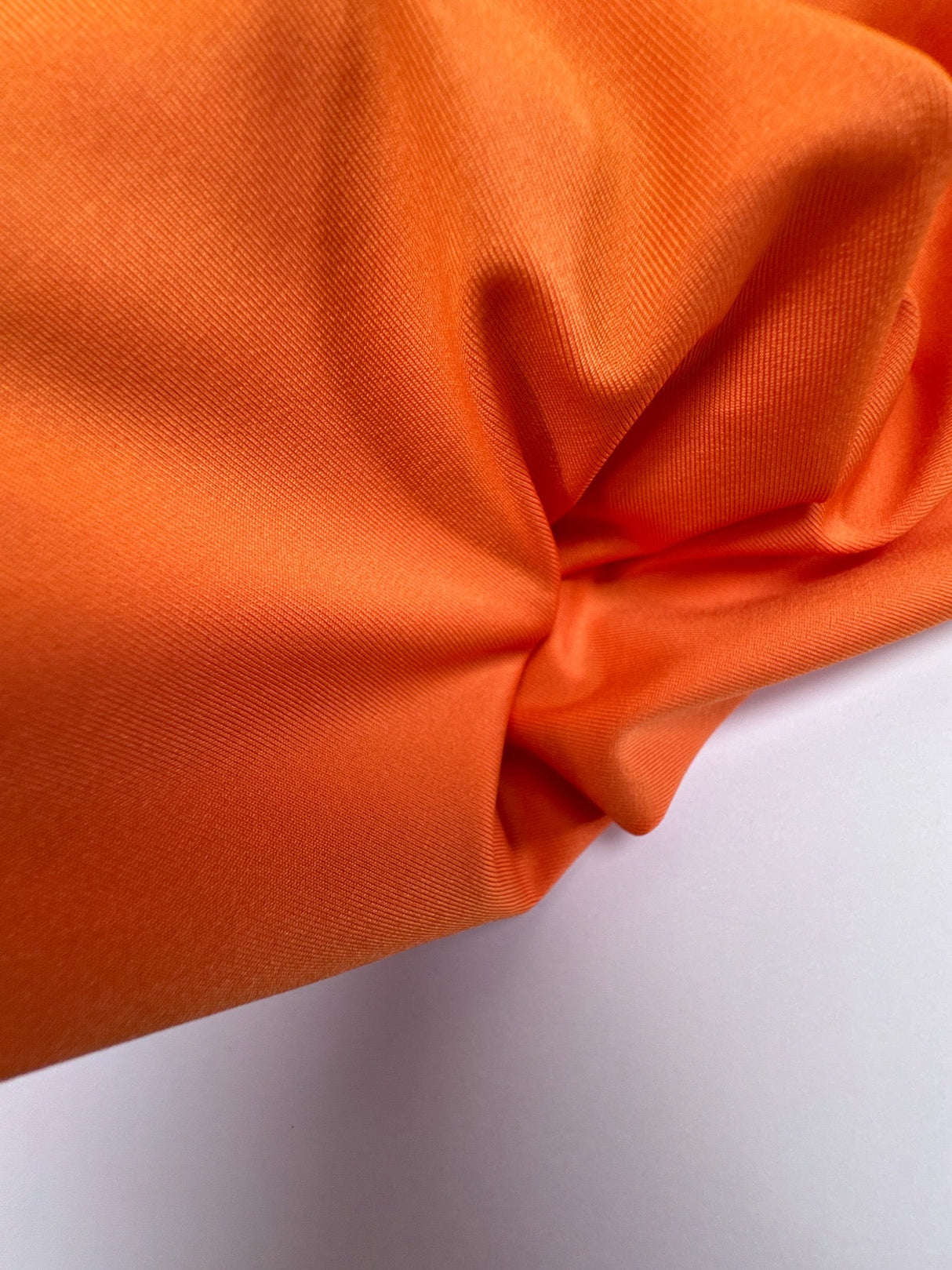 Orange Polyamide Elastane Knit