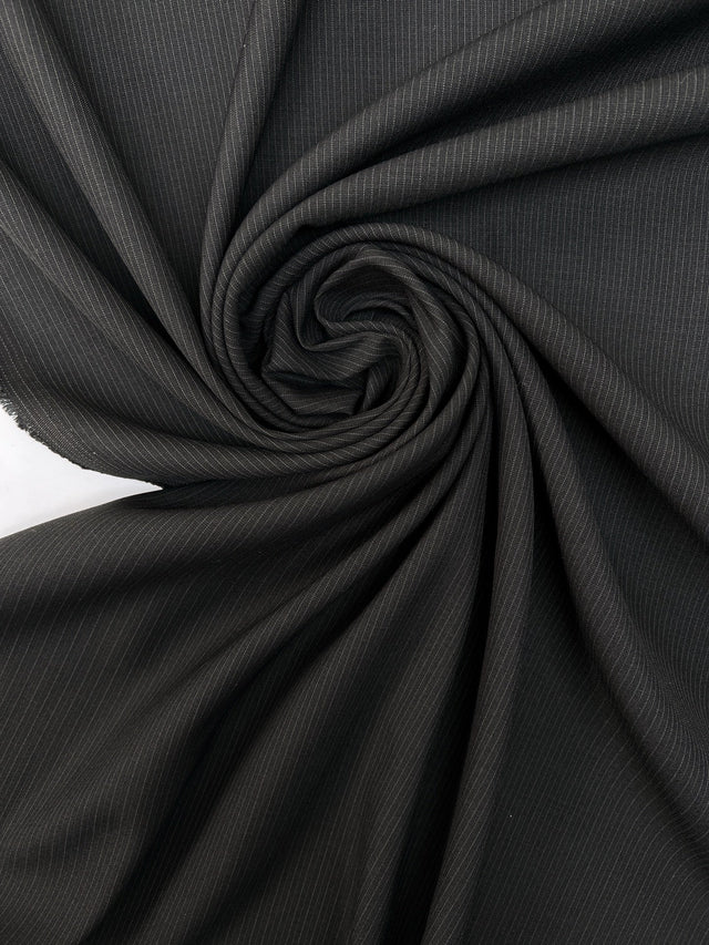 Black Polyester Suit Fabric