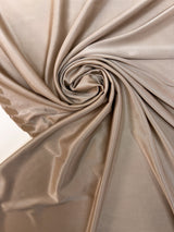 Viscose Knit Moiré Beige Fabric