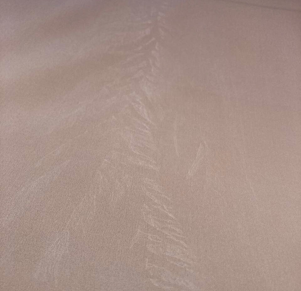 Silk Crepe Beige Fabric