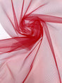 Polyamide Mesh Fabric Red Lightweight Stretch