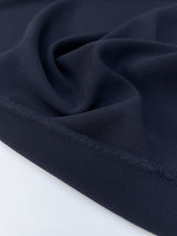 Italian Wool Fabric Blue Black Stretch