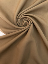 Wool Nylon Suit Fabric Brown Beige
