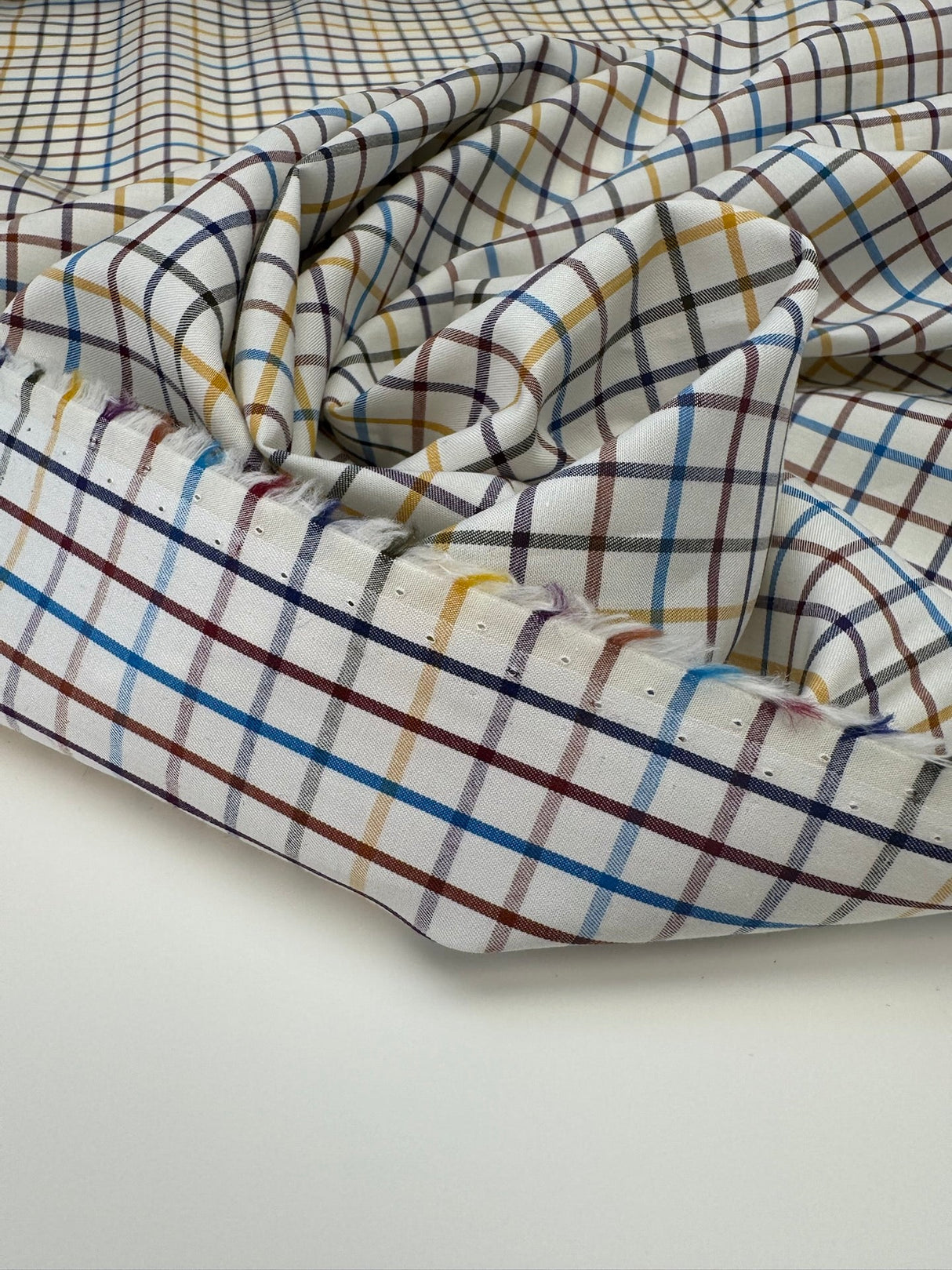 Cotton Checked Fabric