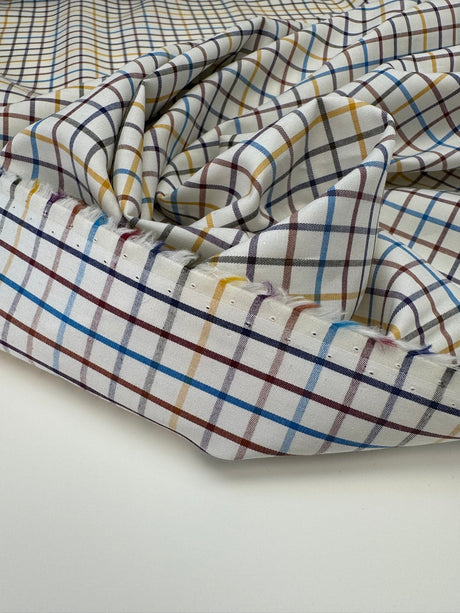 Cotton Checked Fabric