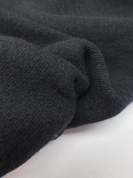 Wool Tweed Fabric Blue Black