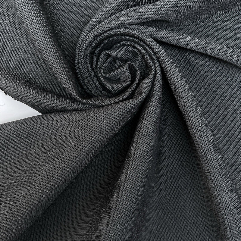 Wool Blend Woven Gray Fabric