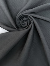 Wool Blend Woven Gray Fabric