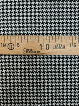 Wool Tweed Houndstooth Fabric