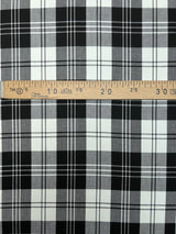 Cotton Tweed Checked Fabric
