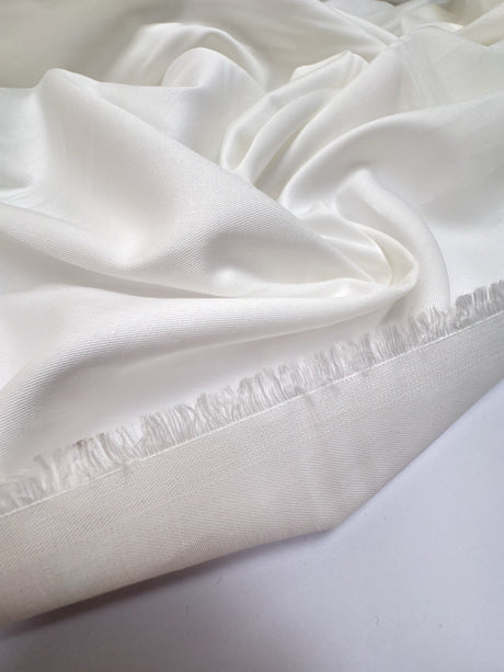 Cotton Linen Lightweight White Shades Fabric