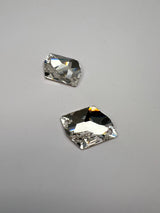 Silver Sewing Notions With Crystals