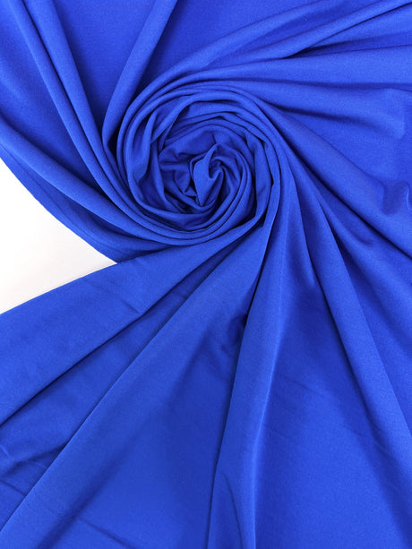 Viscose Elastane Knit Blue