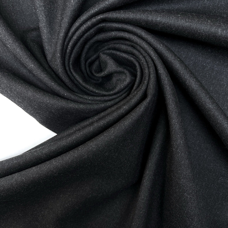 Wool Bonded Twill Melange Coat Fabric