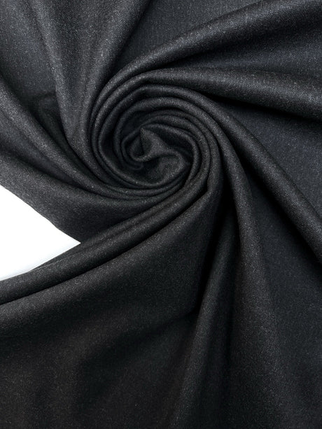 Wool Bonded Twill Melange Coat Fabric