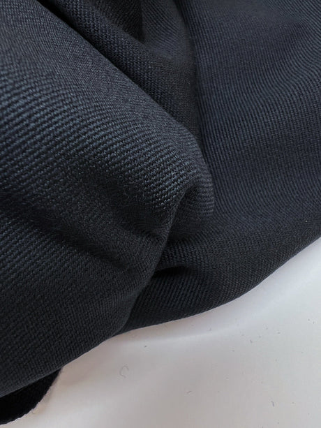 Wool Polyester Twill Gray