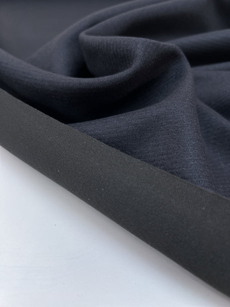 Blue Virgin Wool Polyester Bonded