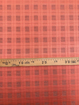 Polyamide Elastane Lurex Jacquard Checked Silver
