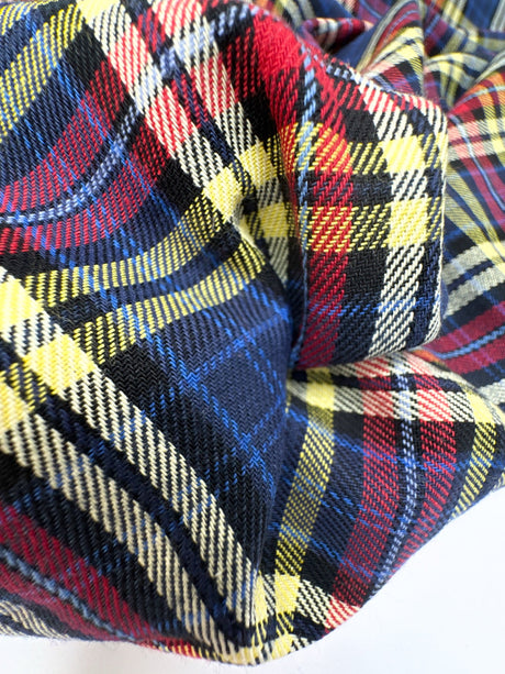 Cotton Tweed Multicolor Checked