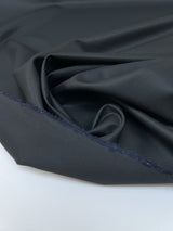 Wool Jacquard Blue Striped Suiting Fabric