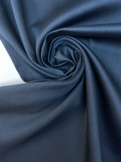 Blue Shade Denim Double Satin Weave