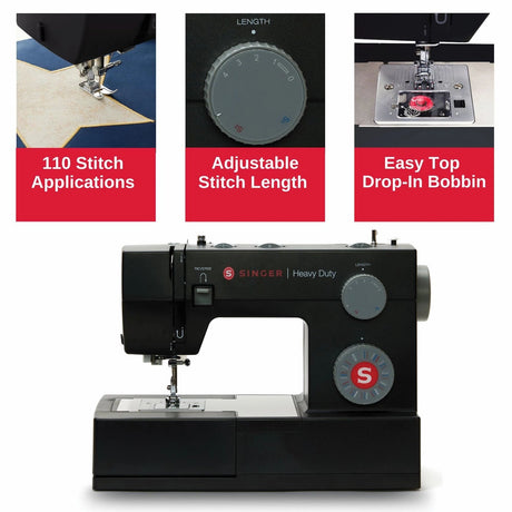 SINGER Heavy Duty 4432 Black Sewing Machine