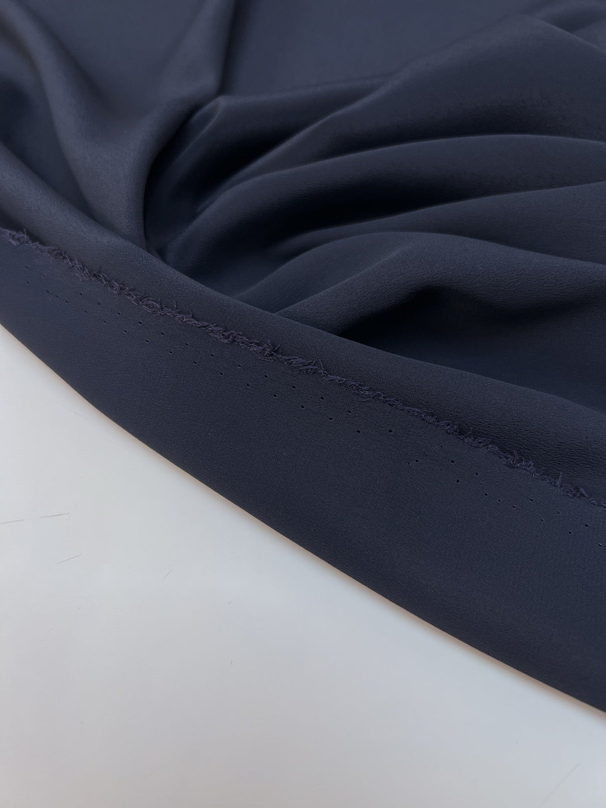 Silk Crepe Fabric Blue Shade