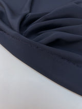 Silk Crepe Fabric Blue Shade