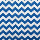 Poly Cotton Chevron Fabric Half Inch Print