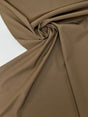 Viscose Plain Brown Fabric