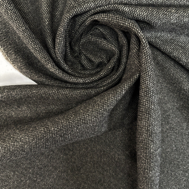 Wool Tweed Melange Blue