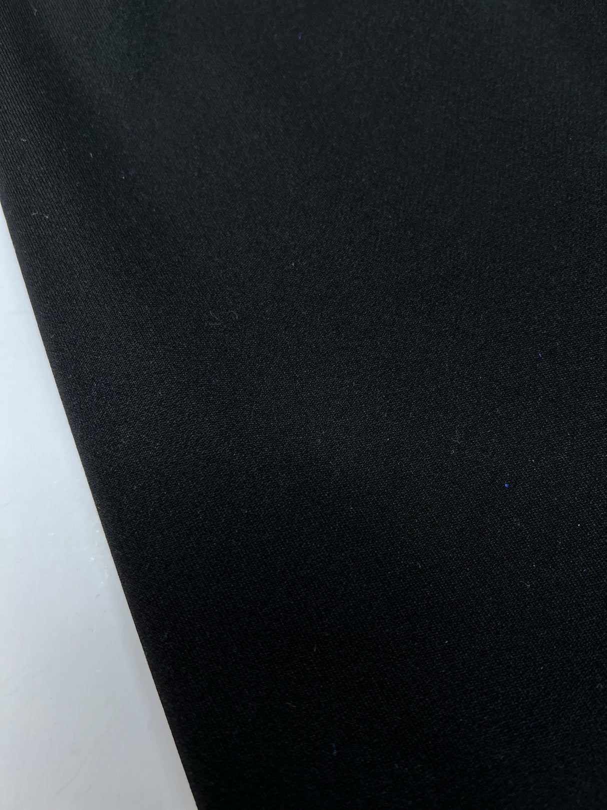 Cotton Knit Fabric Blue Black