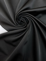 Polyester Sateen Fabric Black