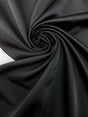 Polyester Sateen Fabric Black
