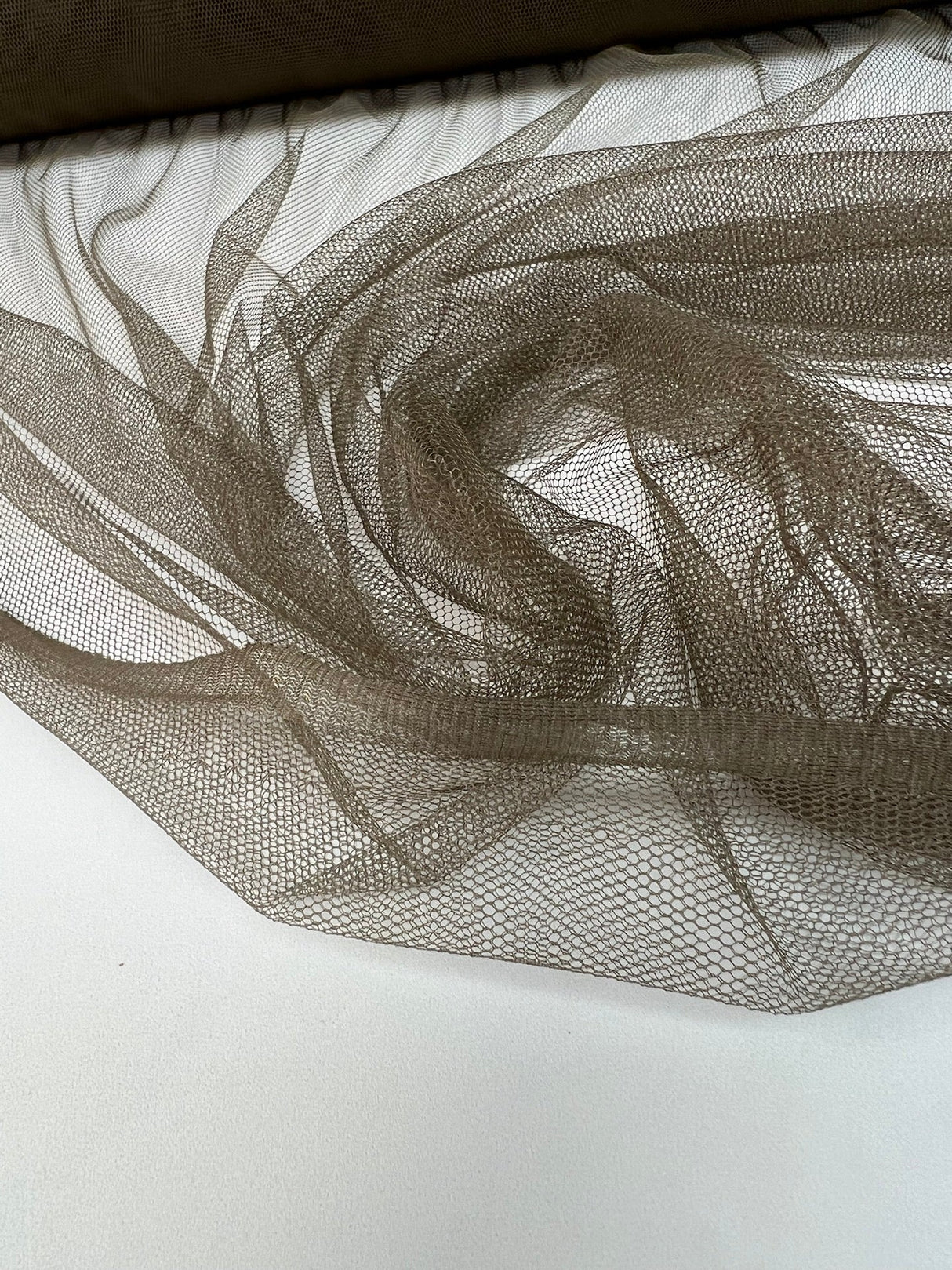 Polyester Mesh Fabric Brown Green